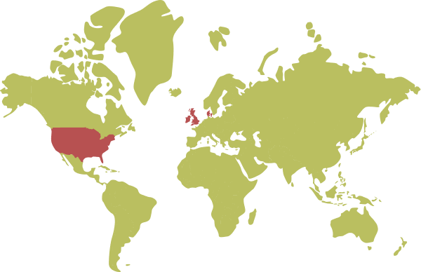 World map highlighting the concentration of research samples in Western populations